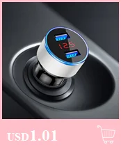 12 V-24 V двойное автомобильное зарядное устройство USB адаптер для автомобиля+ 2PC Разъем для мобильного телефона универсальное автомобильное зарядное устройство прикуриватель
