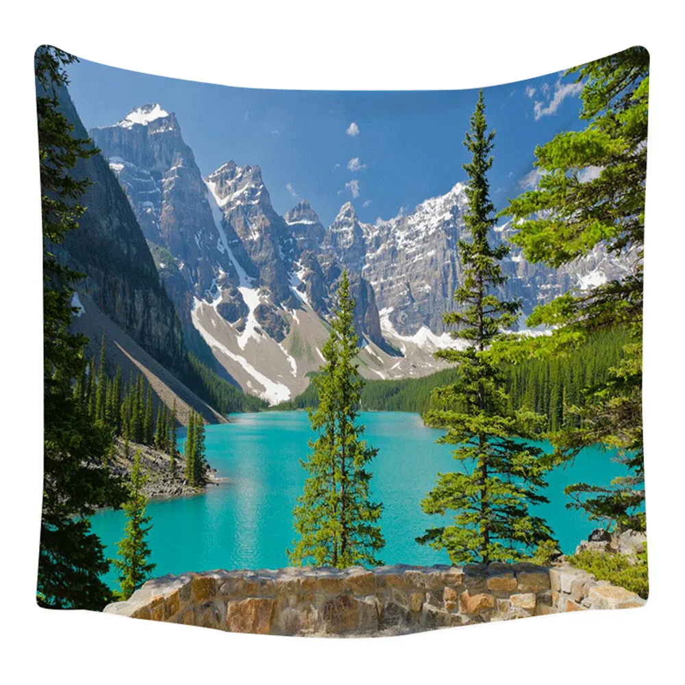 Скандинавский гобелен Ins с изображением сказочного леса декоративное одеяло в