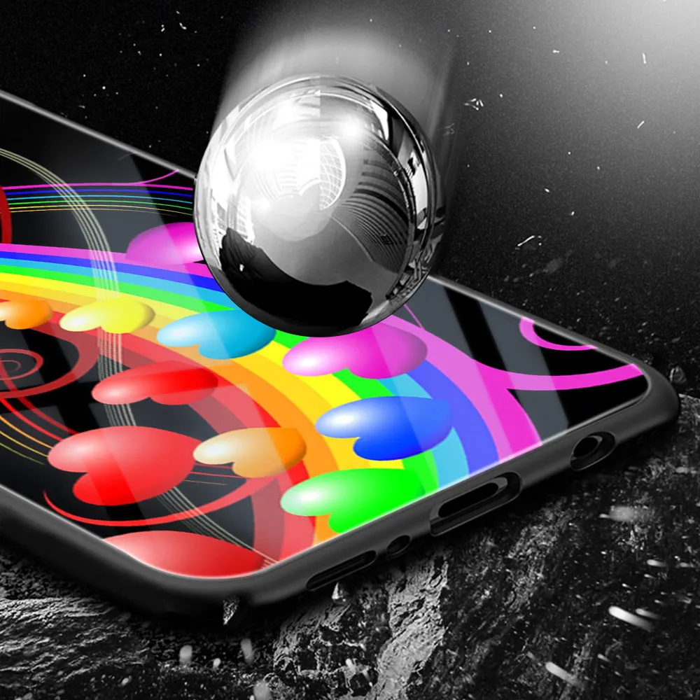 

Marble Case For Samsung A50 A70 A21S A51 A71 M30 A21 A30 A40 A41 S9 S8 S10 S20 Plus Note 20 Ultra 10 Glass Phone Cases Fundas