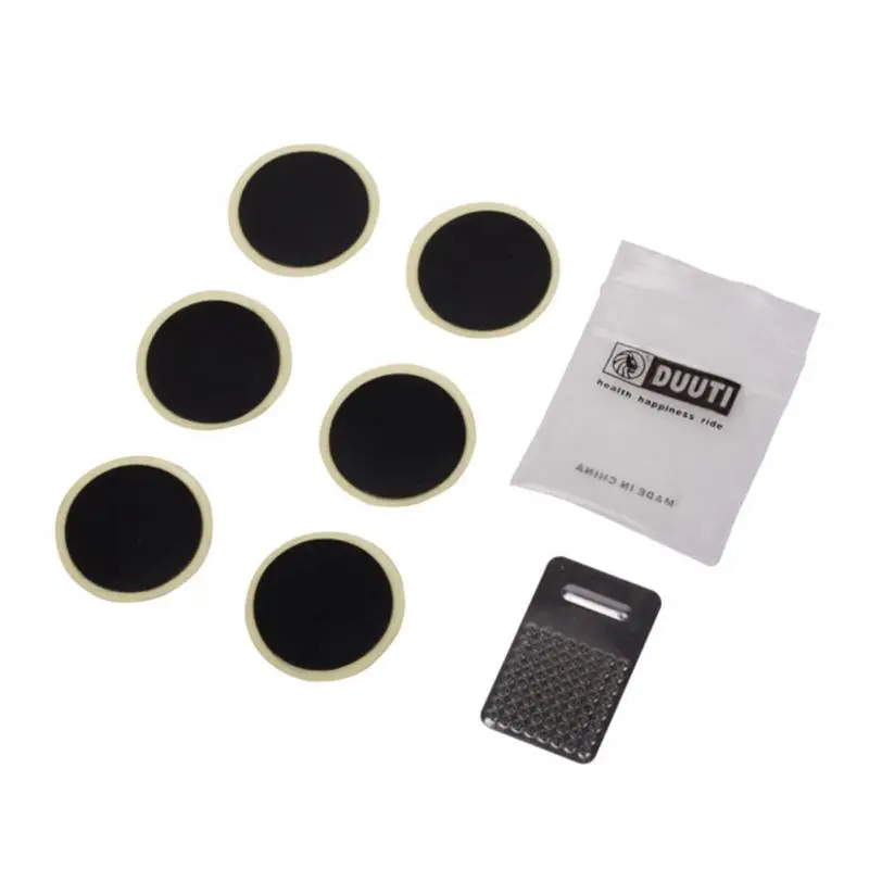

Bicycle Inner Tire Repair Kits Portable Bike Puncture Maintenance Tire Tyre Round Rubber Patch MTB Cycling Repair Tools