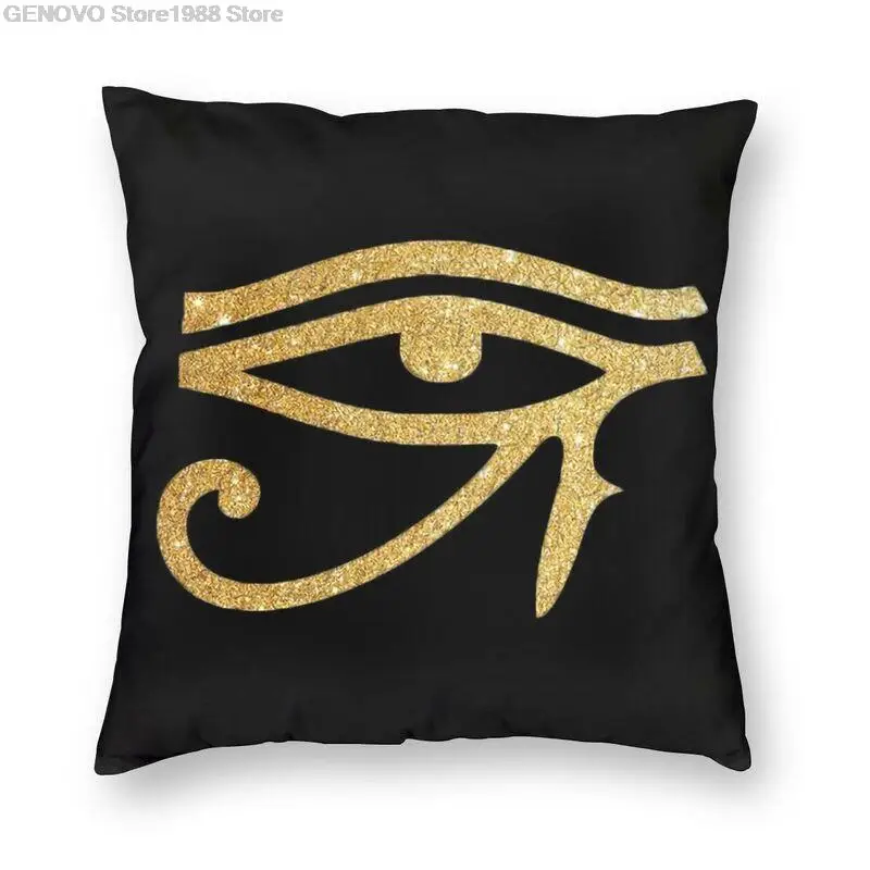 

Ägypten Auge Von Horus Kissen Abdeckung 40x40 Wohnkultur 3D Druck Alten Ägyptischen Kultur Werfen Kissen für Wohnzimmer zimmer d