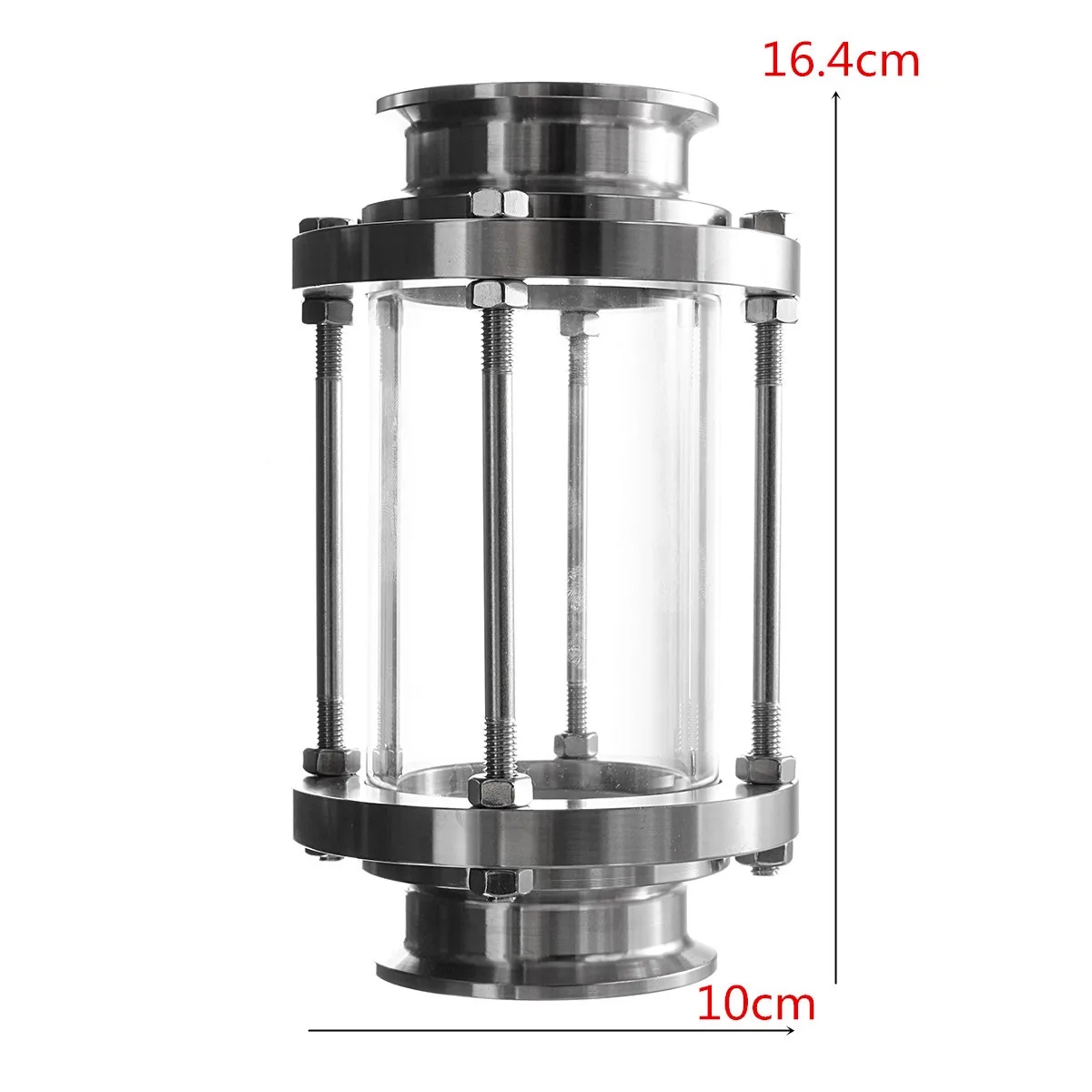 

Tri Clamp Type Flow Sight Glass Diopter Stainless Steel Sight Glass Diopter For Home Brew Diary Product 304 Sanitary Fitting