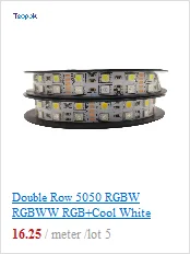 Светодиодная лента 2835 240 светодиодный s/m DC12V высокая яркость гибкий светодиодный светильник натуральный белый/теплый белый/RGB 5 м/лот
