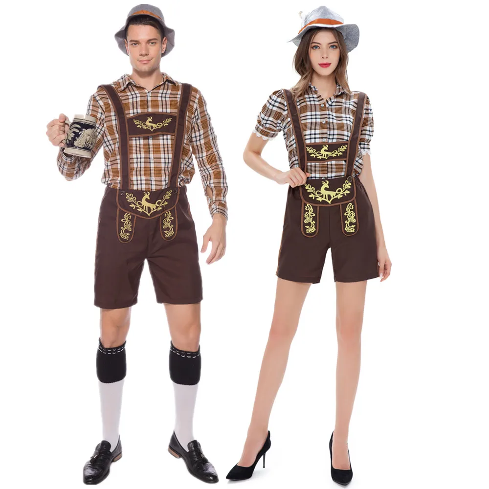 Карнавальный костюм для мужчин и женщин немецкий баварский парикмахерский