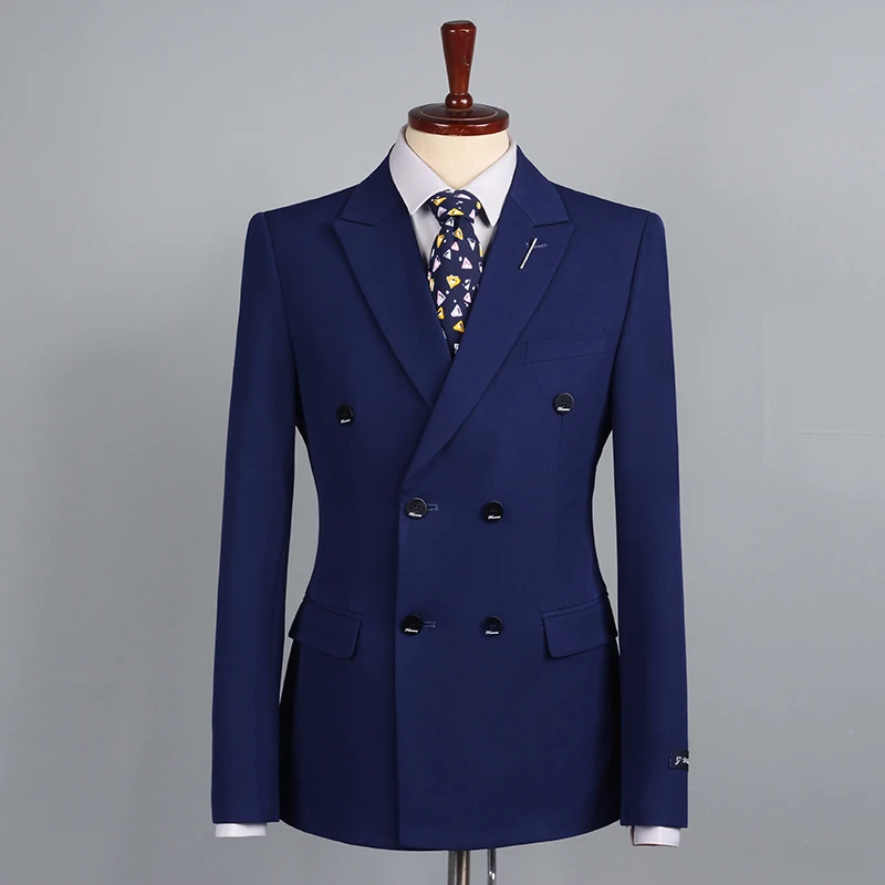 

OIMG Suits Men's Professional Groomsmen Korean Wedding Business Formal Jackets Slim Casual Small Suits