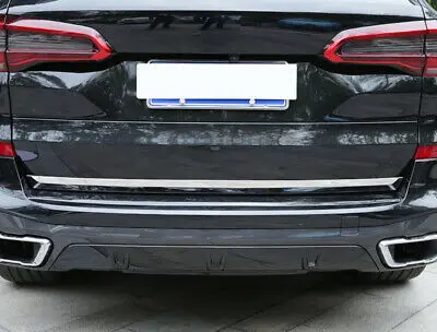 

Steel Rear Tailgate Door Trunk Lid Cover Trim 1pcs For BMW X5 G05 2019 - 2020