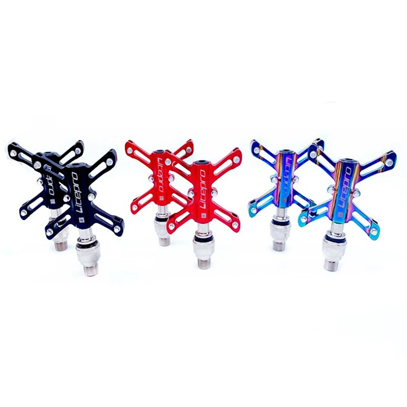 

Litepro Quick Release Bicycle Pedals for Brompton Folding Bike Pedals Bearings Lightweight Pedals
