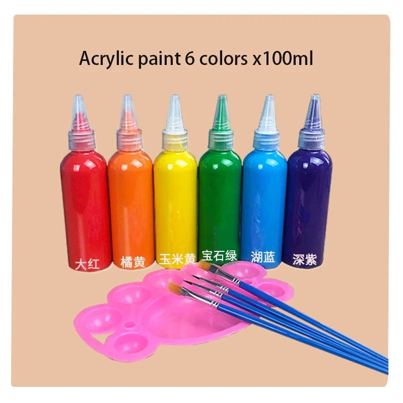 Набор акриловых красок 6/12/16/24/27 цветов 100 мл ручная роспись граффити | Канцтовары