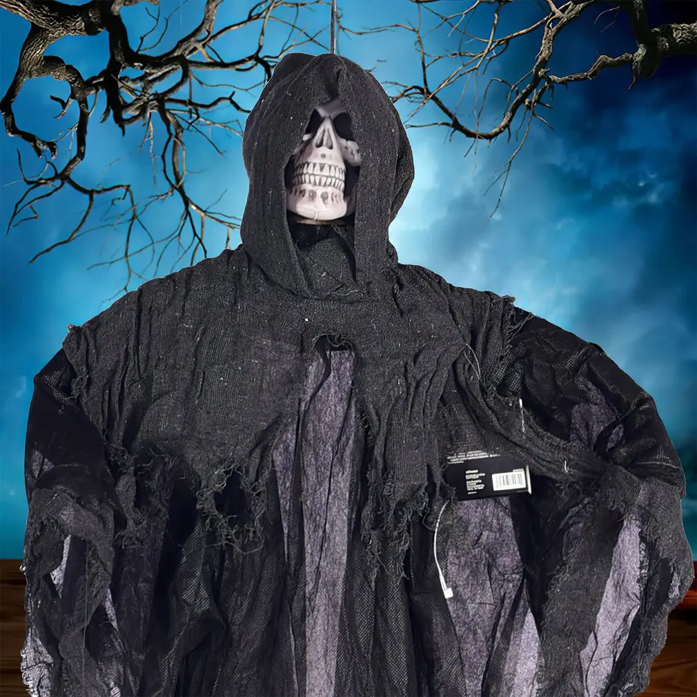 

Halloween Decorations Design Sound Control Luminous Horrible Ghost Face Big Hanging Ghost Halloween Decorations For Home