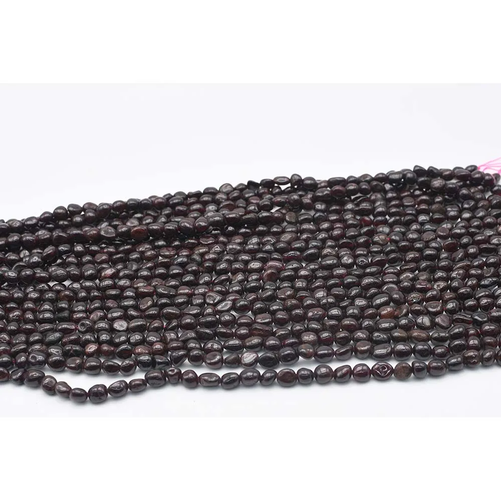 12x14mm AA Natural Smooth Garnet irregular Oval Stone Beads For DIY necklace bracelet jewelry make 15 