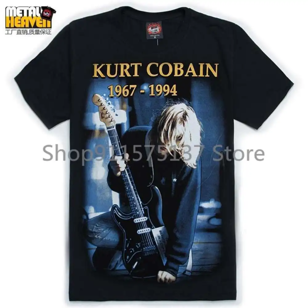 Уличная мода 3D футболки Курта Кобейна в стиле панк-рок забавная футболка с