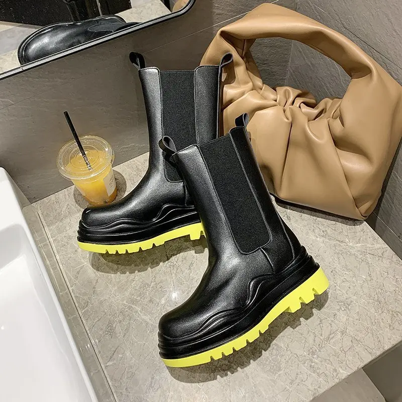 

Новинка 2020 года; Мотоциклетные ботинки из искусственной кожи; Женские дизайнерские ботинки; Женские ботинки; Сезон осень-зима; Женские боти...