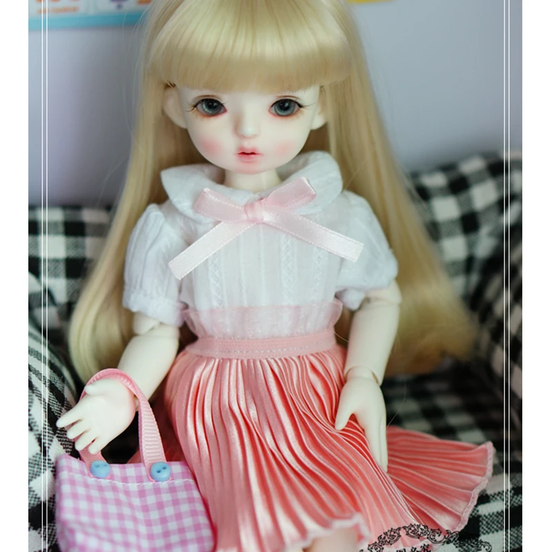 Юбка плиссированная розовая для шарнирных кукол YOSD MYOU 1/6 | Игрушки и хобби