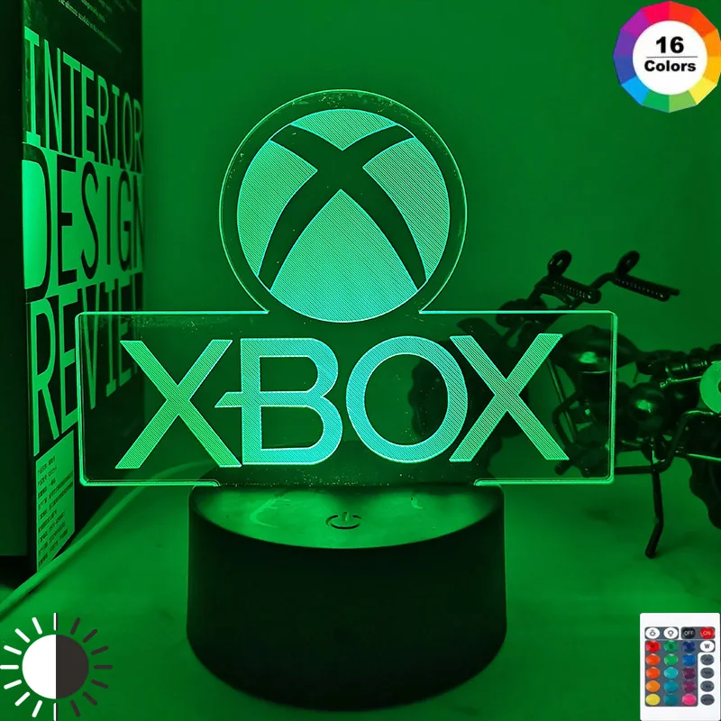 Игра XBOX Домашняя игра лучший подарок для мальчика светодиодный ночсветильник USB