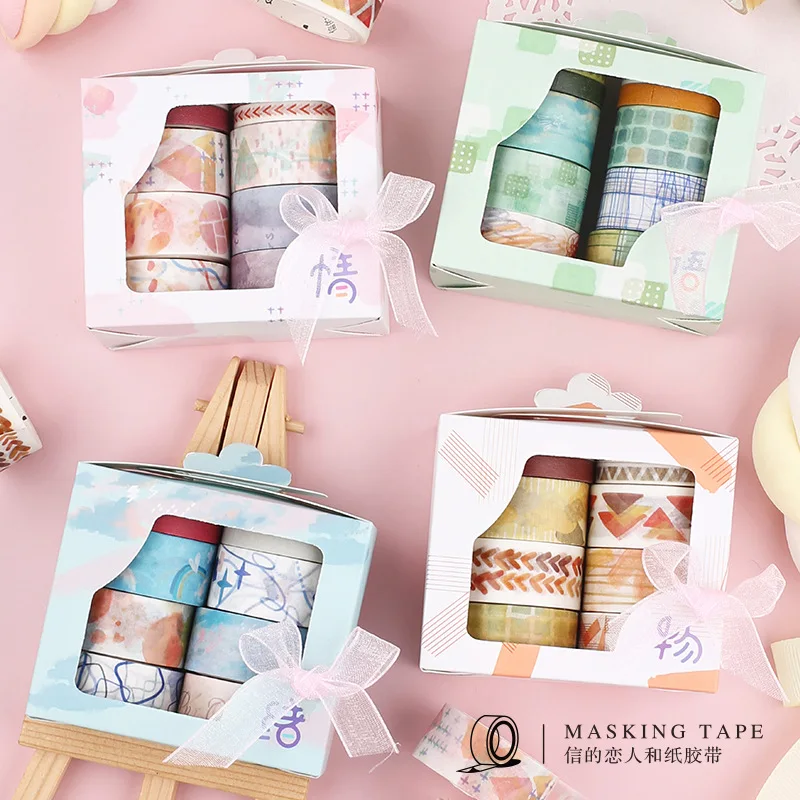 10 рулонов/1 партия клейкая лента из рисовой бумаги для разум декоративные