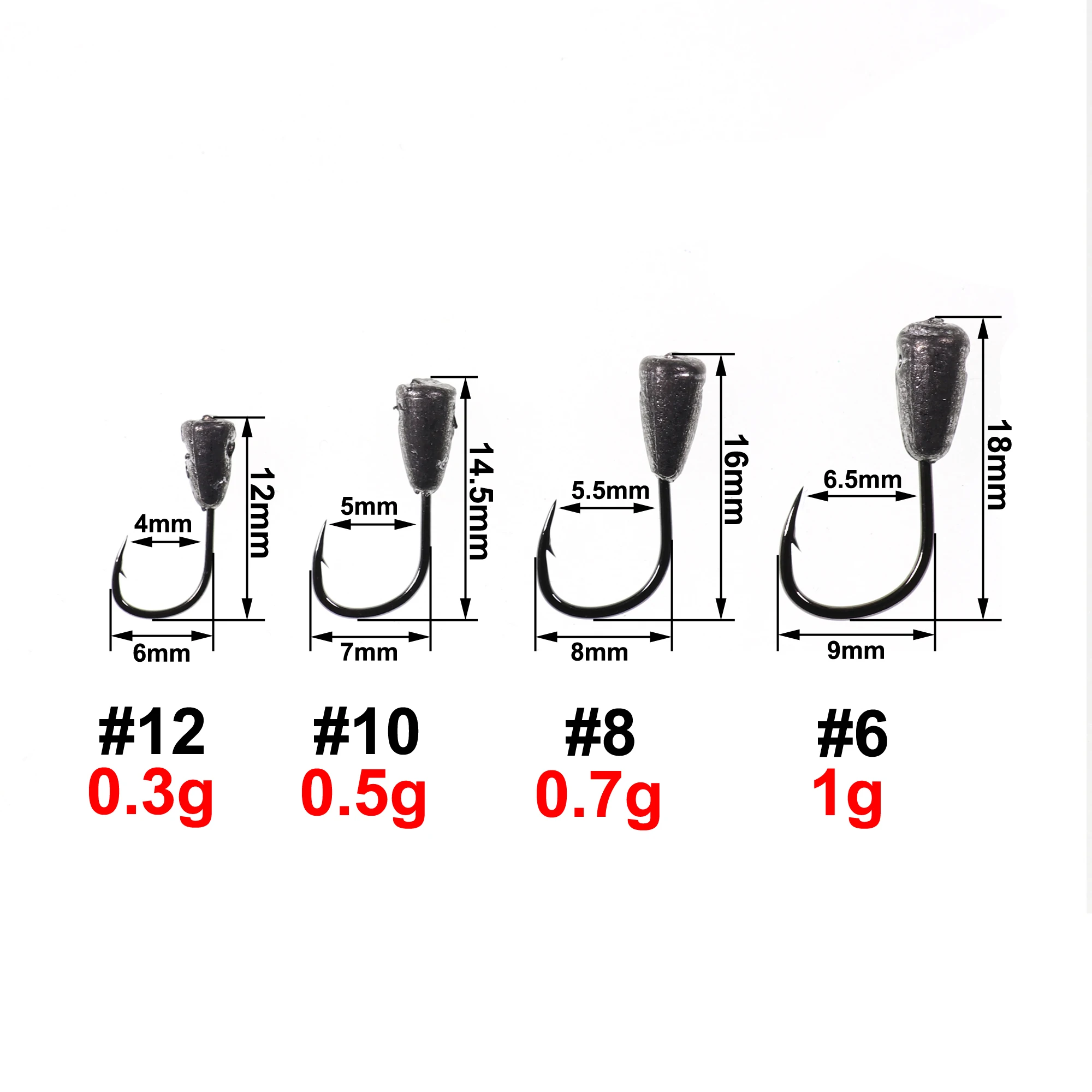 Bimoo 6 шт./лот #6 #12 приманка для ловли нахлыстом мухи зимней рыбалки большие Bluegills и