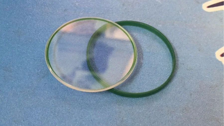 

For Rlx 116400 MILGAUSS Oyster Watch Sapphire Crystal Green Gasket