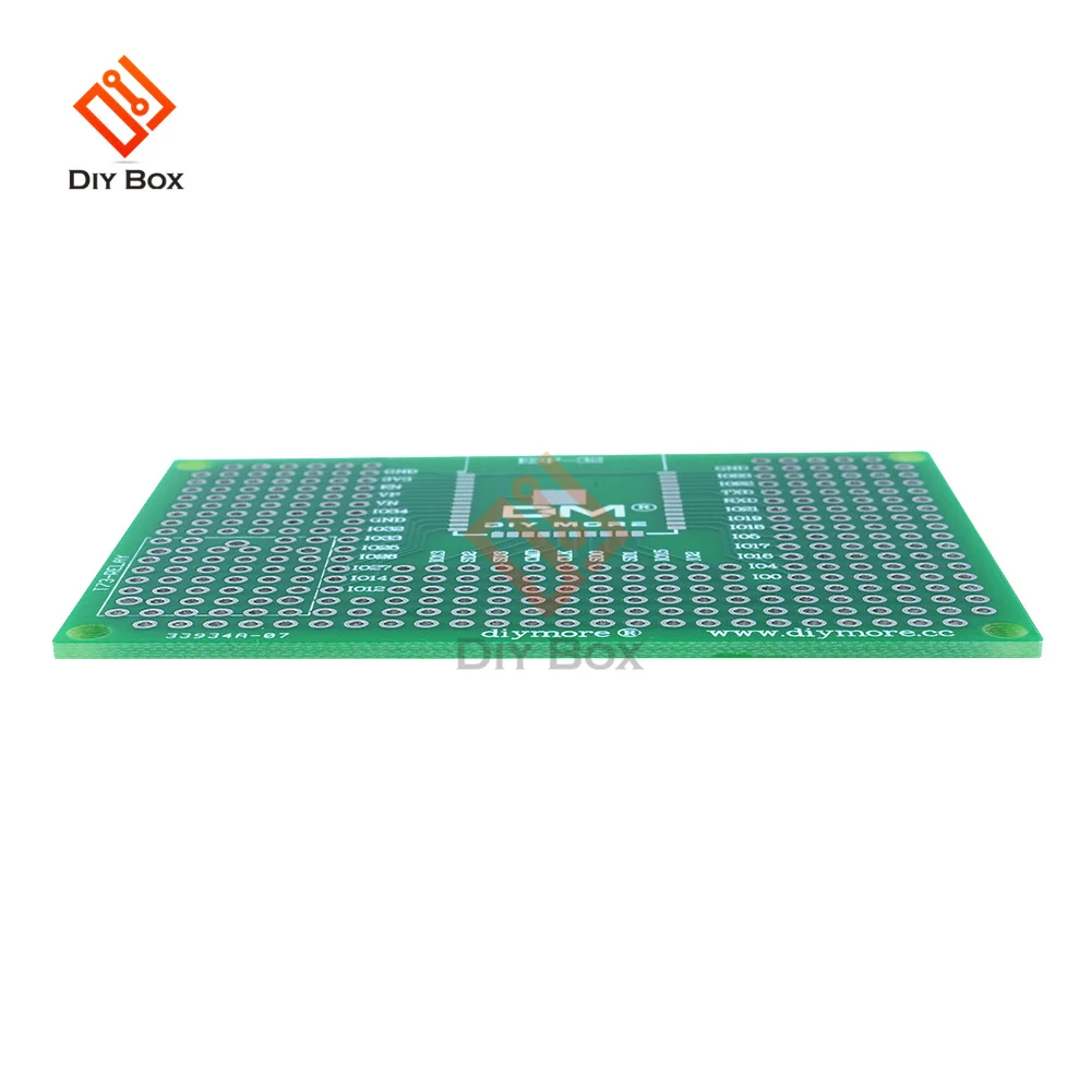 5X7CM двойная сторона Прототип PCB Универсальный макет доска для Arduino UNO R3 ESP8266 WI-FI ESP-12F
