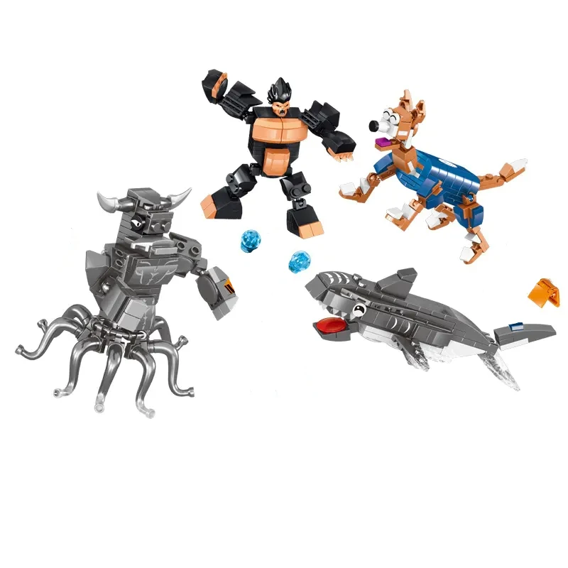 2021 конструктор акулы орангутаны узумакис собаки черепахи мицукис гаары намиканы