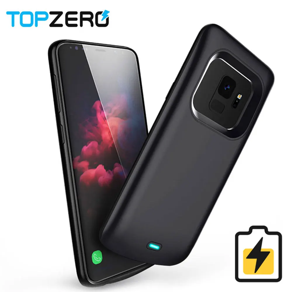 2019 чехол для внешнего аккумулятора Samsung Note 8 9 мягкий силиконовый Galaxy S9 S8 Plus