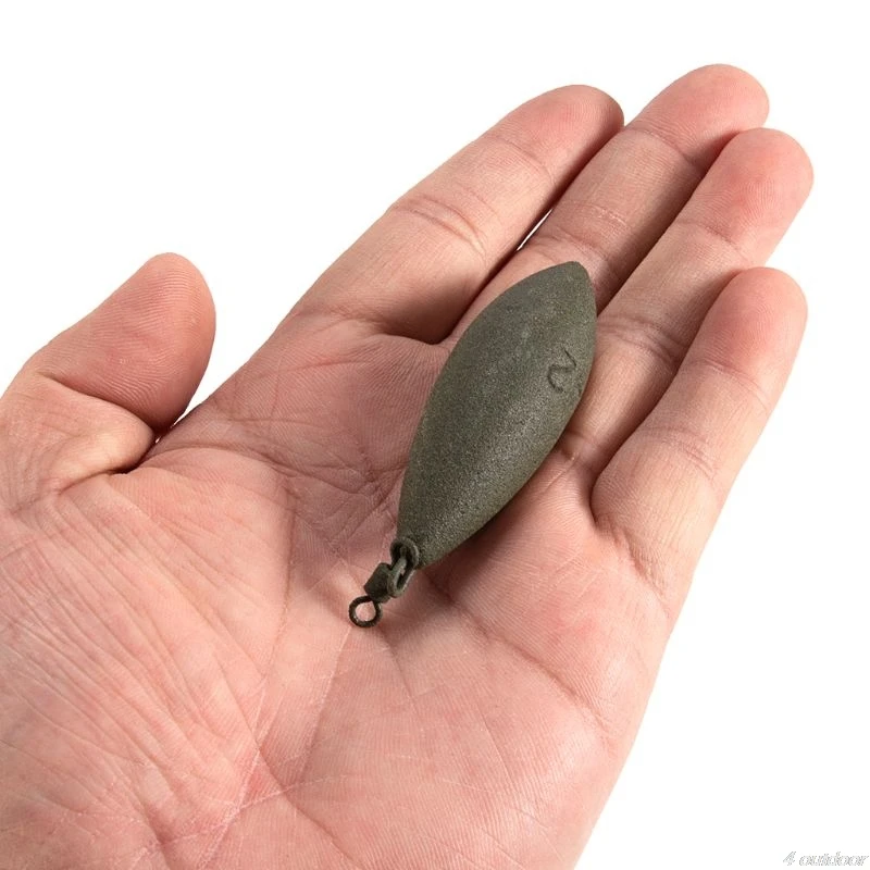 Рыболовные грузила свинцовые овальной формы s-поворотные снасти для ловли карпа
