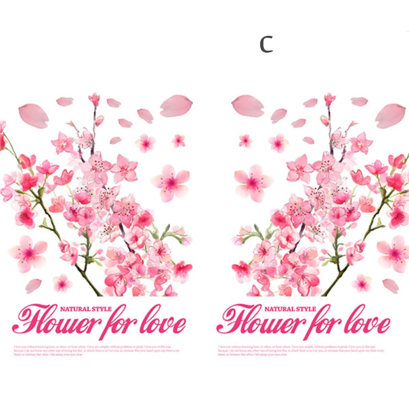 

Accessories Cherry Blossom Stickers Love Pink Auto Vinyl Window Ipad for Women Car Tuning Styling Accessories KK13*4cm