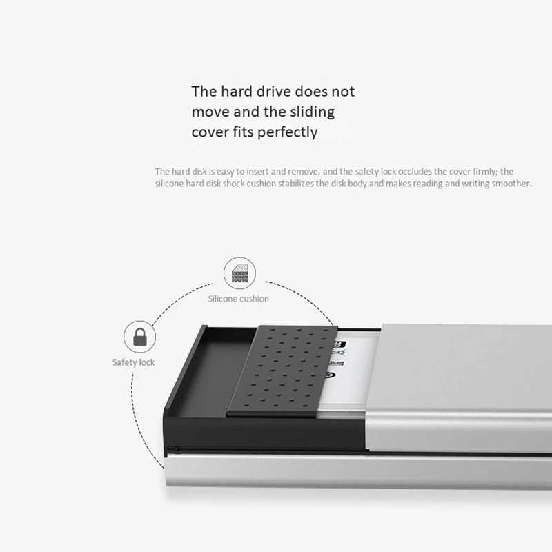 

ORICO 3528U3 3.5 Inch Mobile Hard Disk Enclosure USB3.0 Aluminum Alloy SATA Serial External Hard Disk Enclosure for PC EU Plug