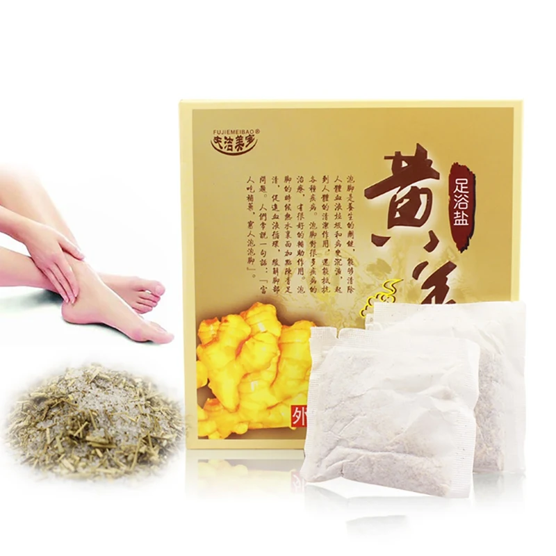 Pure Natural Huang Jiang Soaking Powder Dampness Drive Cold Lungs Intestines Help Sleep Foot Bath Supplies |