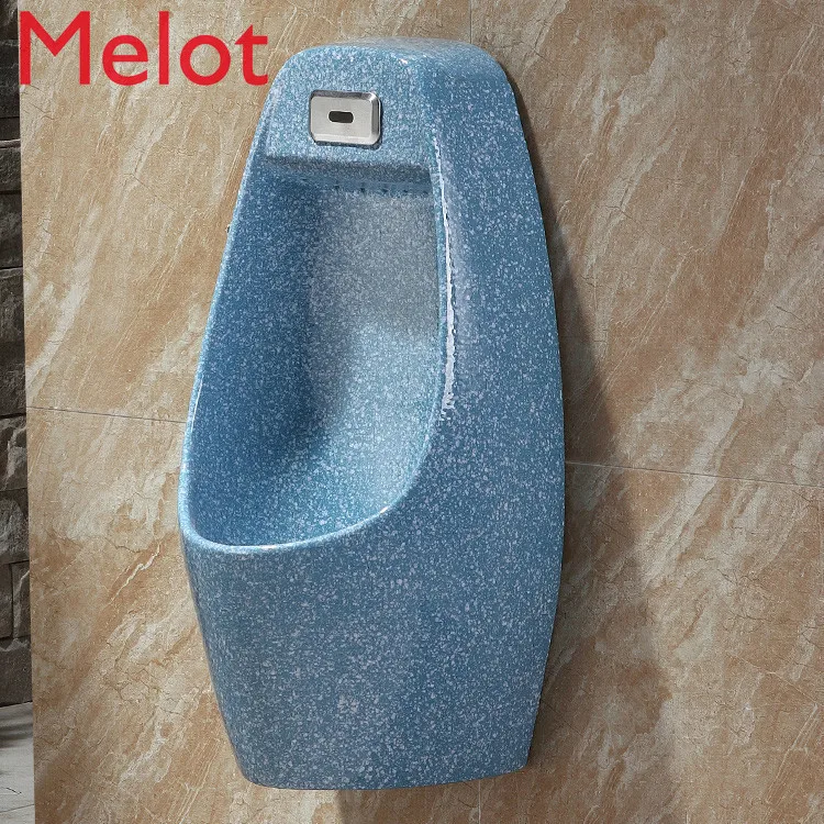 

Stylish color wall-mounted induction urinal men's urinal hanging urinal hanging household urinal wall hanging for men