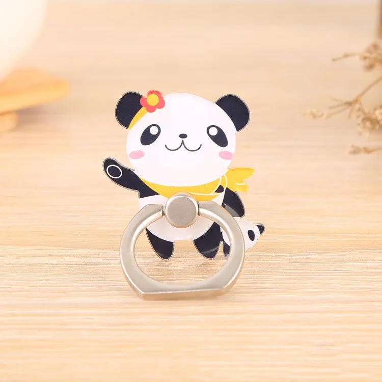 Милая мобильный в виде животного подставка для телефона кольцо-держатель на