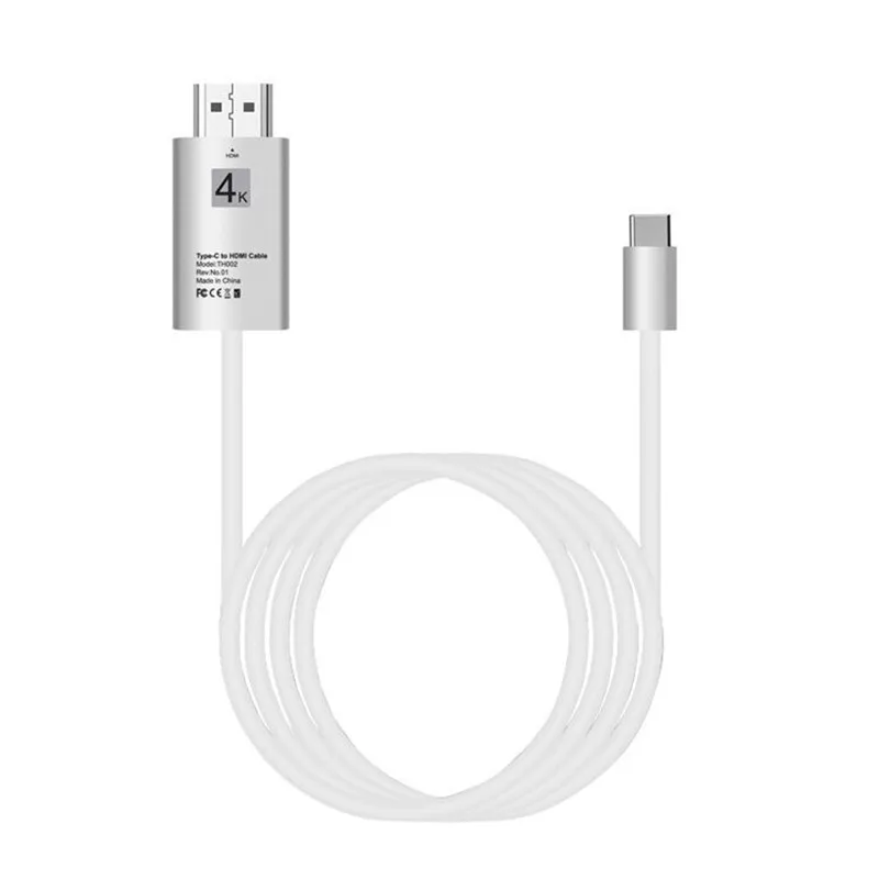 Кабель-адаптер Bundwin 4K 2 м USB 3 1 Type C-HDMI HDTV для Thunderbolt Huawei P20 Mate 10 Pro MacBook | Электроника