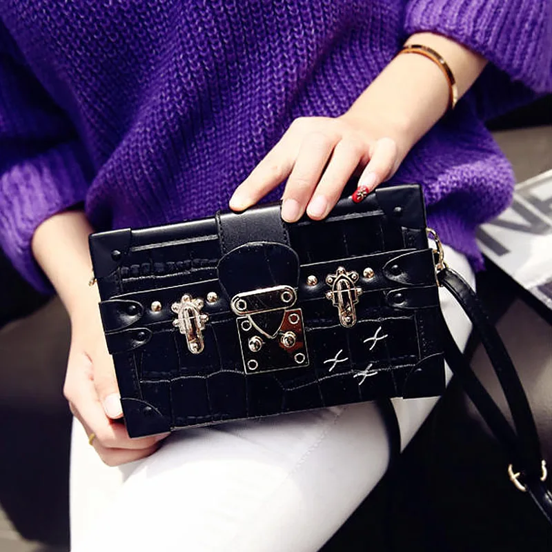 Модная новинка женская вечерняя сумка мессенджер дизайнерская кожаная