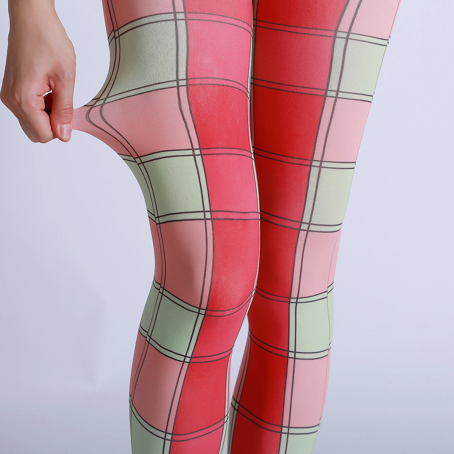 Новое поступление роскошные модные колготки с цифровым цветочным принтом