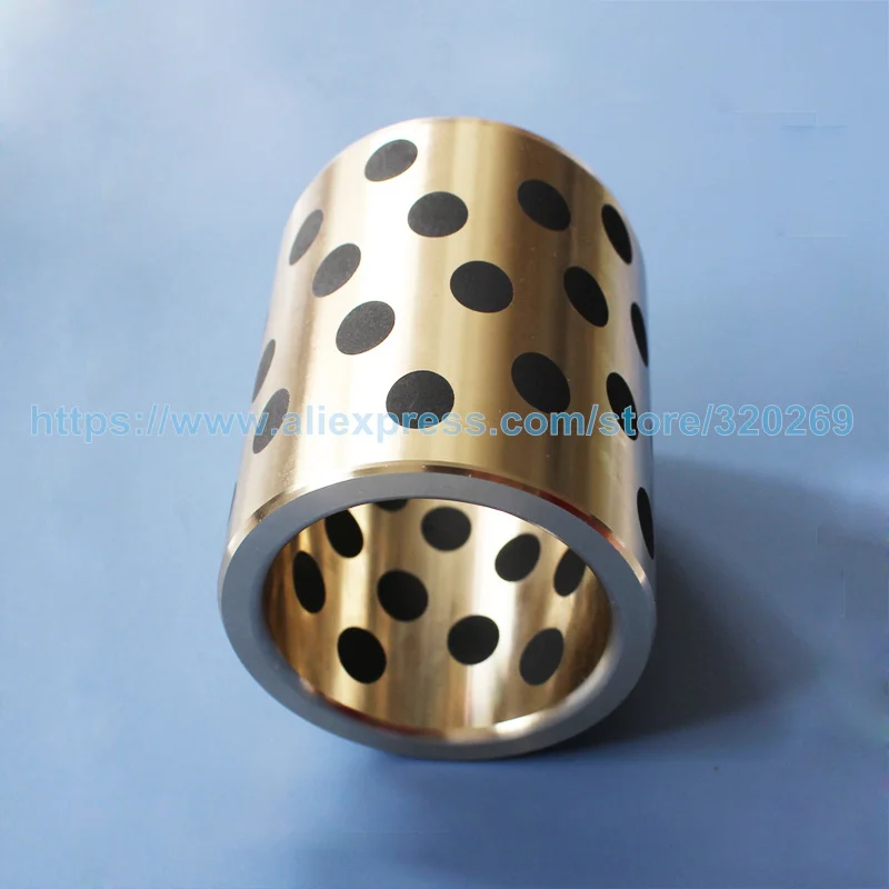 Линейный графитовый смазочный медный Вкладыш Втулка JDB безмасляный ID 35 OD 40 44 45