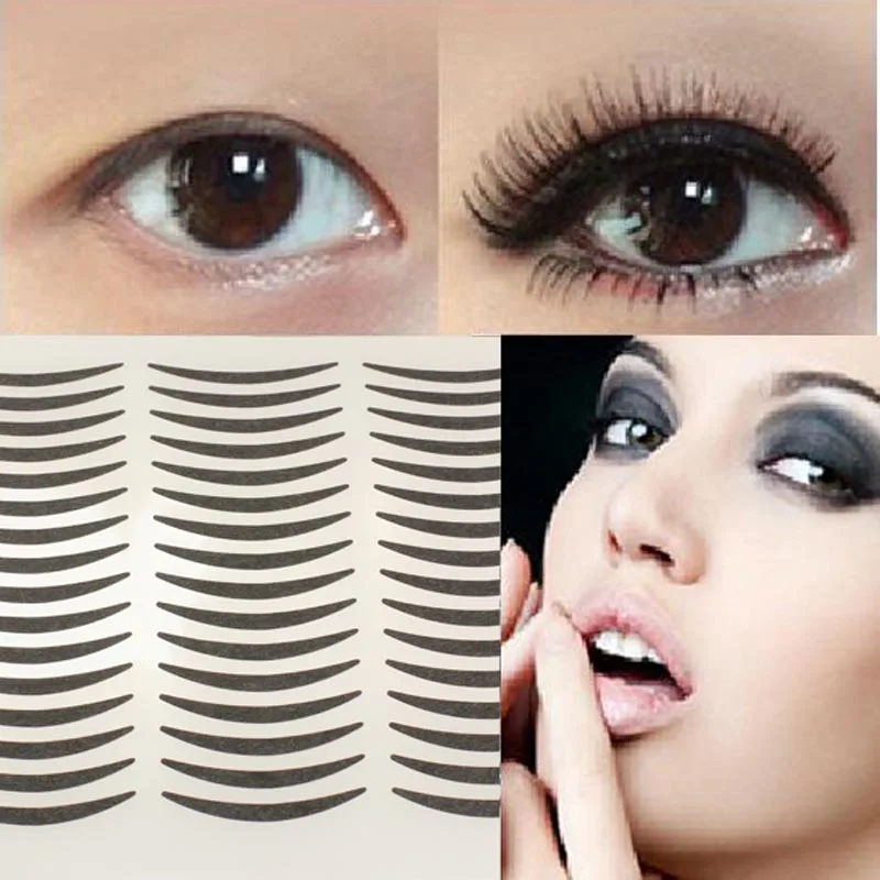 Модная наклейка для подводки глаз двойная лента переноса век тени Дымчатая