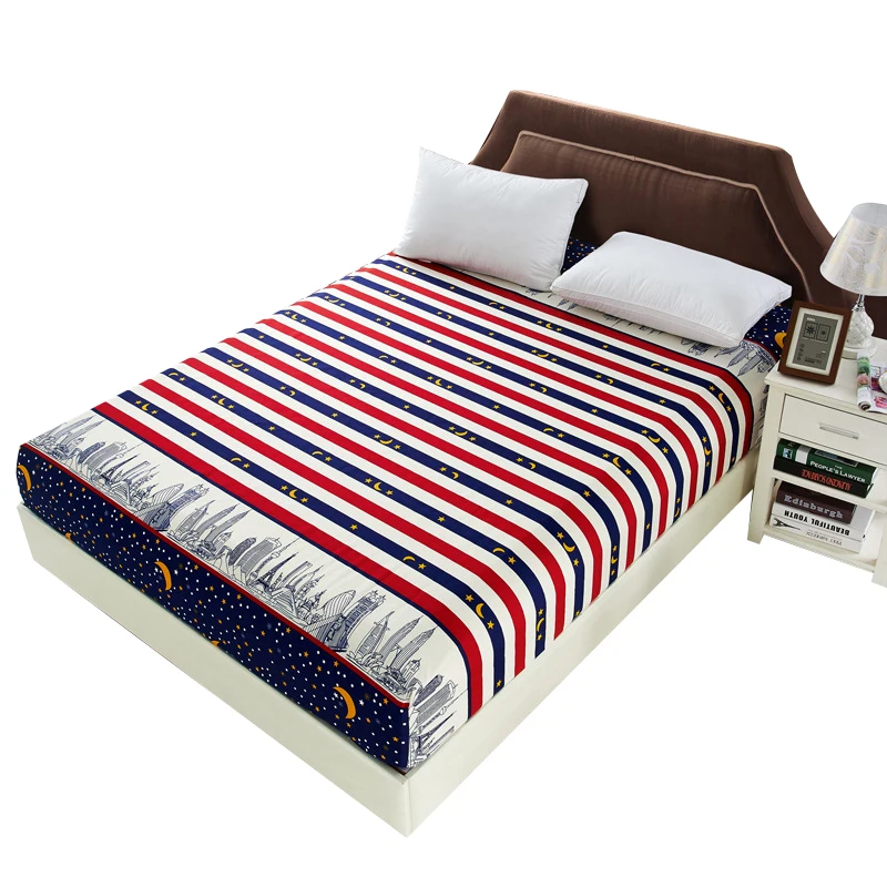 19 цветов новый наматрасник с принтом покрывало для детской спальни защитный