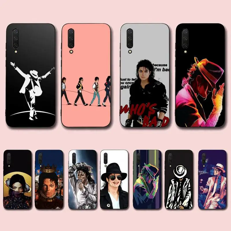 

FHNBLJ Michael Jackson Phone Case for Xiaomi mi 5 6 8 9 10 lite pro SE Mix 2s 3 F1 Max2 3