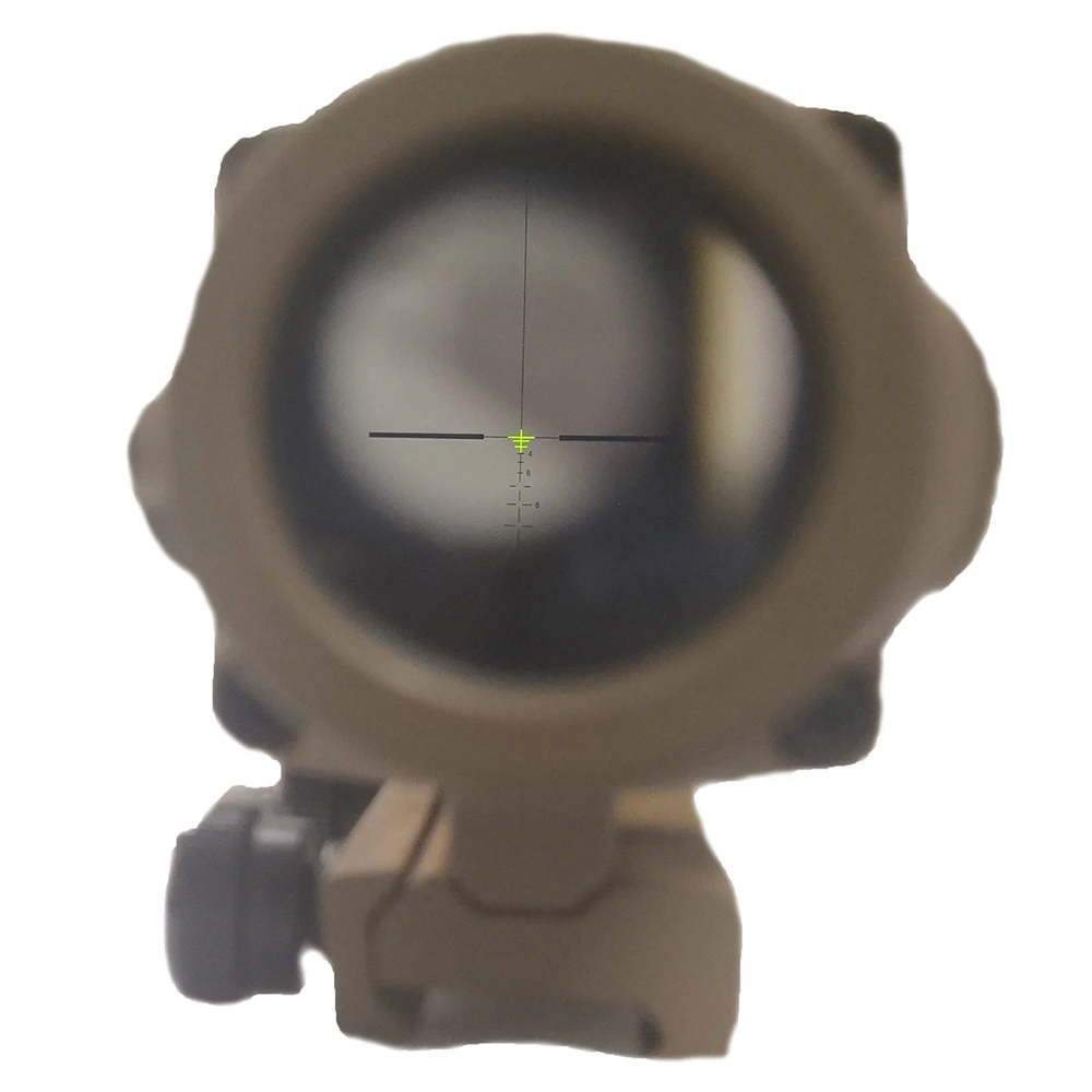 Оптический прицел песочного цвета оптика из настоящего волокна красный зеленый