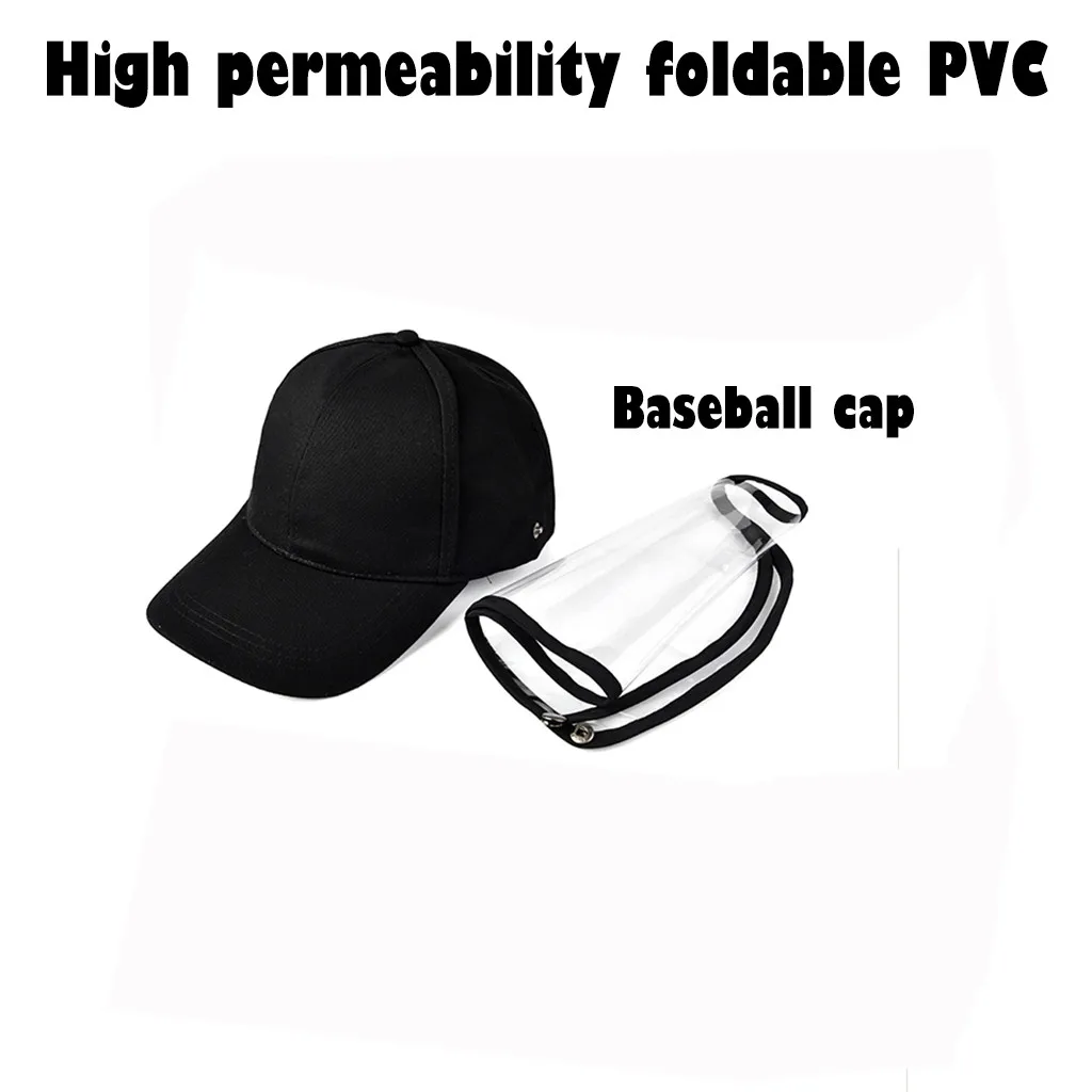 

High Quality Anti-spitting Protective Hat Cover Outdoor Fisherman Hat Baseball Cap Adjustable Size Accessories#g3