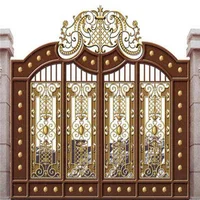 Modern Aluminum Sliding Gate Design for Home Fencing, Trellis & Gates Metal Wall Luxury Nature Pressure Treated Wood Type