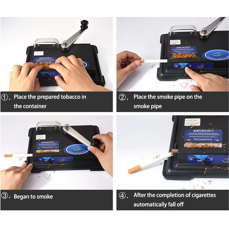 Ручная машинка для скручивания табака инжектор сигарет с трубкой 8 мм