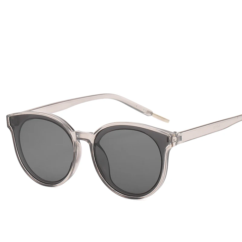 

2019 The New Sunglasses Korea Style Women Sunglasses Fashion Big Glasses Retro Vintage Sunglasses Cat's Eye Samjune Multicolor