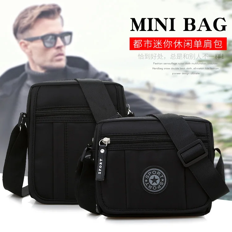 

Sports And Leisure Single Shoulder Bag Diagonal Bag Men's General Business Cash Register Multi-function Bag Mobile Phone