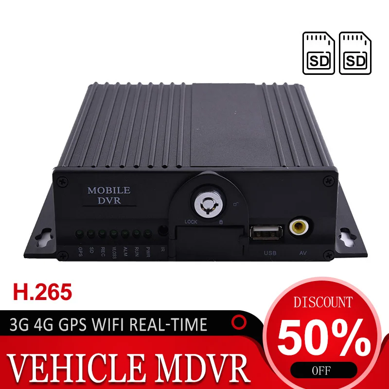 2020 горячая Распродажа 4Ch 1080p Мобильный Dvr 4g GPS Mdvr Наборы SD карта