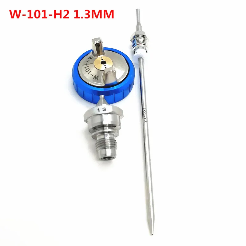 W-101 Perfect atomization High quality 1.0/1.3/1.5/1.8mm nozzle sprayer Three-piece needle cap set W101 kit spray gun | Инструменты