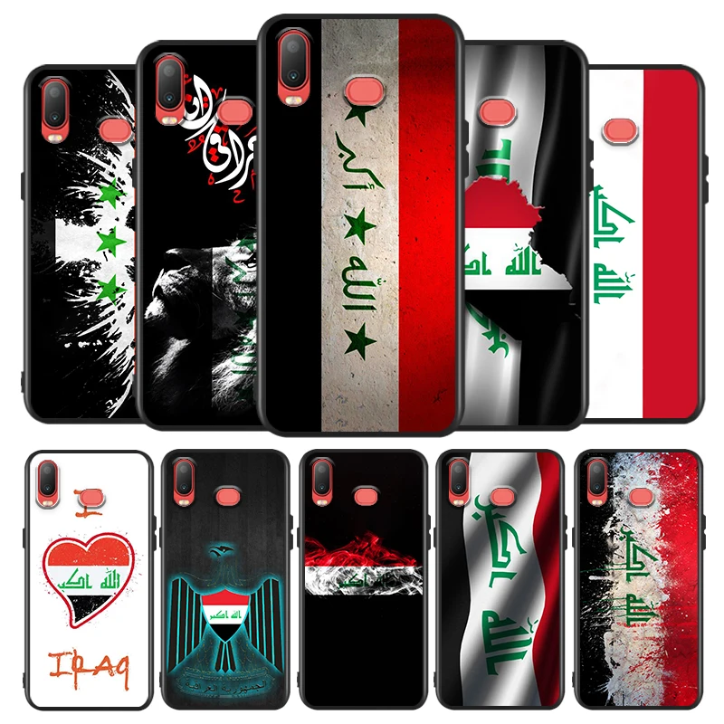 

Iraqi Iraq National Flag For Samsung Galaxy A9 A8 Star A750 A7 A6 A5 A3 Plus 2018 2017 2016 Black Phone Case Soft Cover