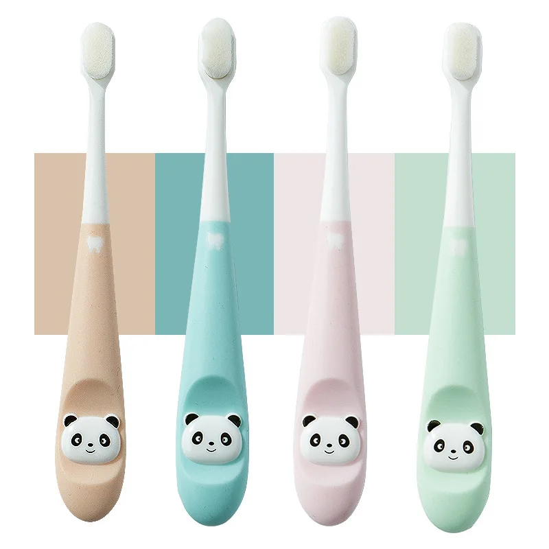 

1 Cute Cartoon Soft Toothbrush for Children Suitable 1-3 Years Old Girl Boy Child Baby Tooth Cleaning Tool