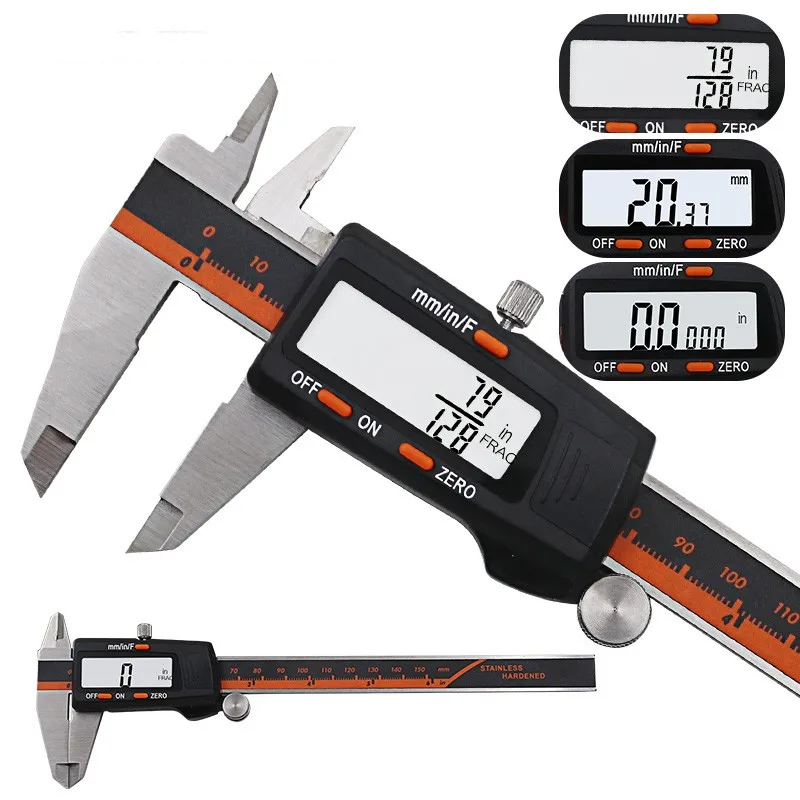 

Carpenter Professional 150mm LCD Display Digital Vernier Caliper Precision 0.01mm Woodworking Gauging Measuring Tool