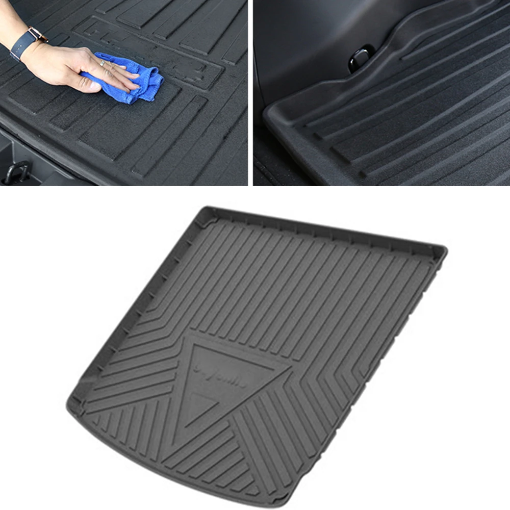 

Rear Trunk Floor Mat Pad Cover For Porsche Cayenne 2011-2017 Anti Skid Cargo Liner Black