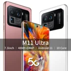 Смартфон XiaMi M11Ultra, 100% дюйма, 16 ГБ + 1T, Anroid 7,3, 4GГлобальная версия, 5G, мобильный телефон